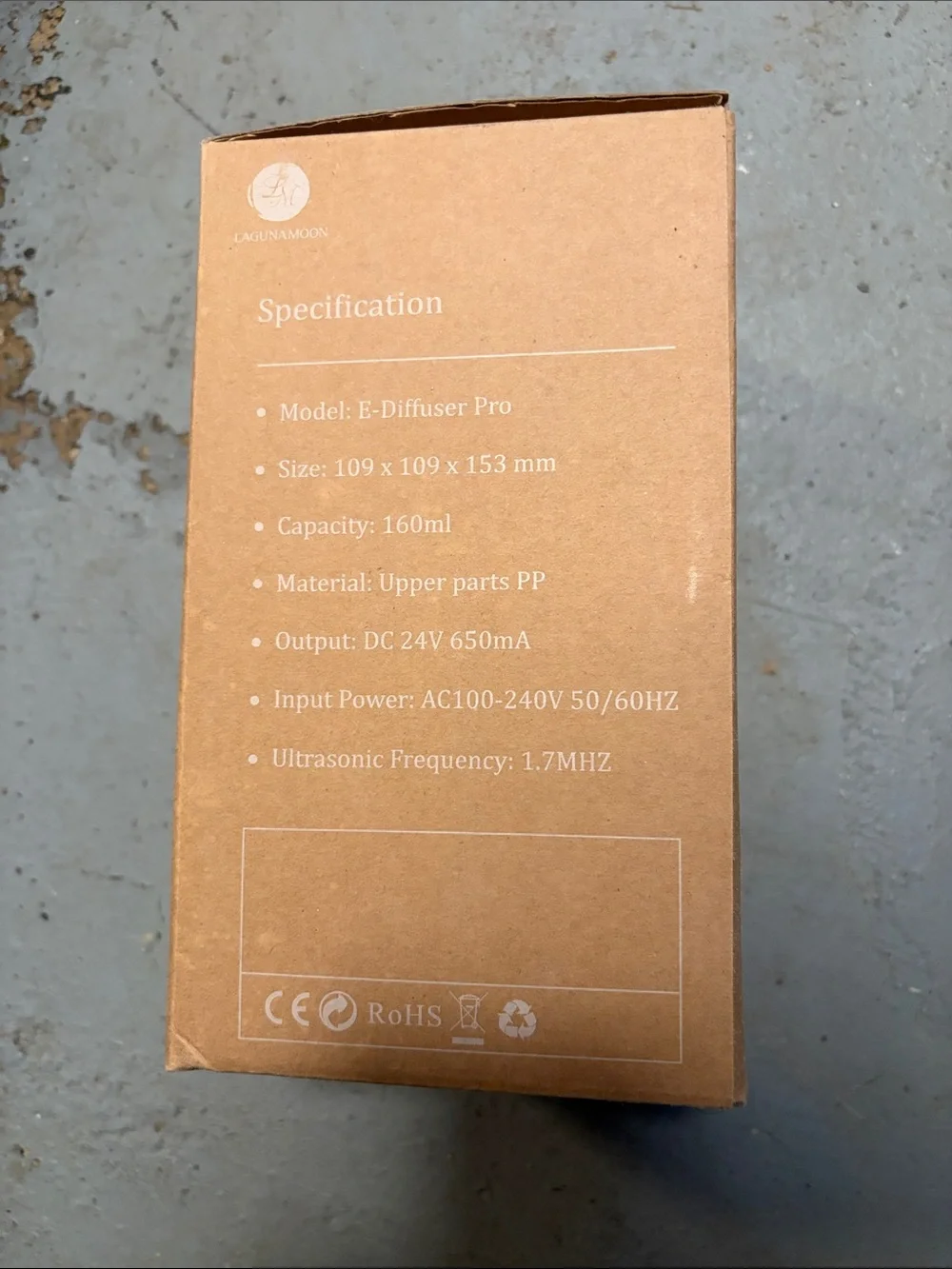 E-Diffuser Pro Smart Aroma Diffuser - Brown